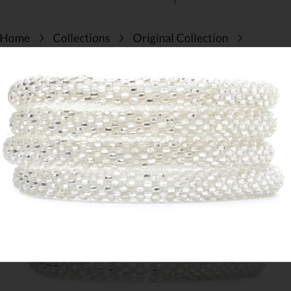 Handmade Sashka Diamond Sparkle Beaded Bracelet - Picture 3 of 11